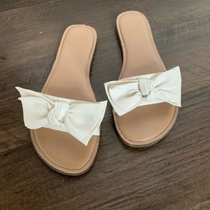 Bow Slide Sandals